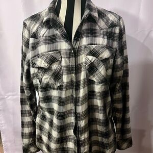 Levi’s plaid western shirt